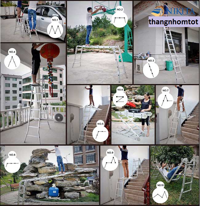 Thang nh&ocirc;m gấp TGA 47